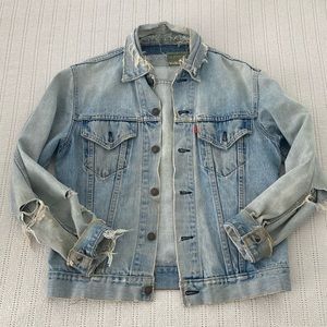 Levi’s Vintage Oversized Distressed Jean Jacket